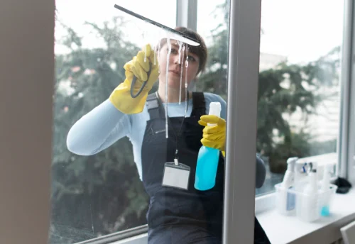 Nettoyage de vitres intérieures et extérieures à Plumieux